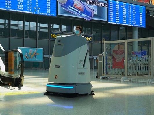 當(dāng)高鐵硬幣立9分鐘不倒，坦力工業(yè)智能洗地車在車間偷師了什么？